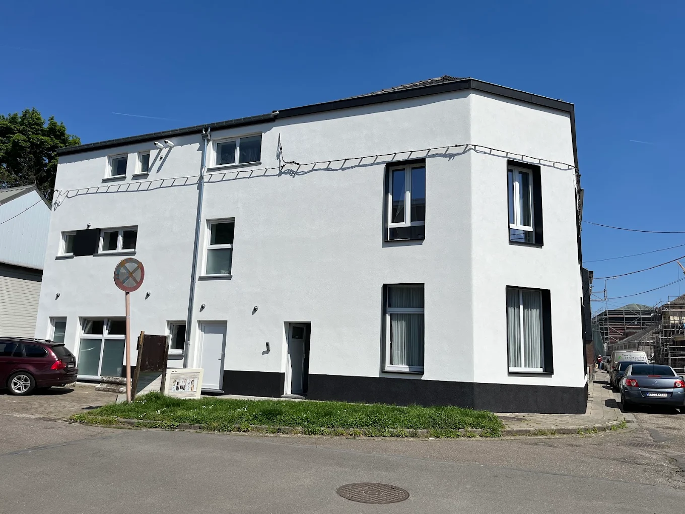 Travaux de crépi — après